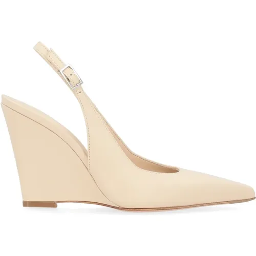 Cashmere Ivory Wedge Sandals , female, Sizes: 3 UK, 5 UK, 5 1/2 UK, 7 UK, 4 UK, 4 1/2 UK - Sergio Levantesi - Modalova