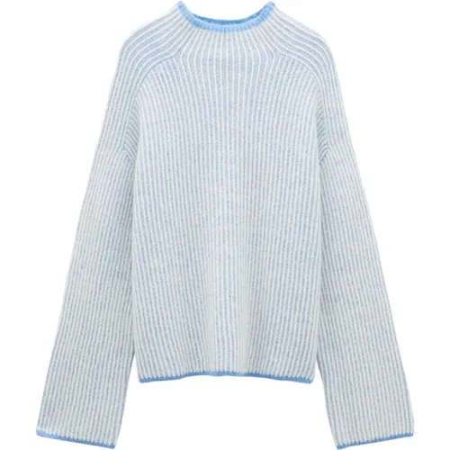 Flauschiger Mohair-Mix Pullover - someday. - Modalova