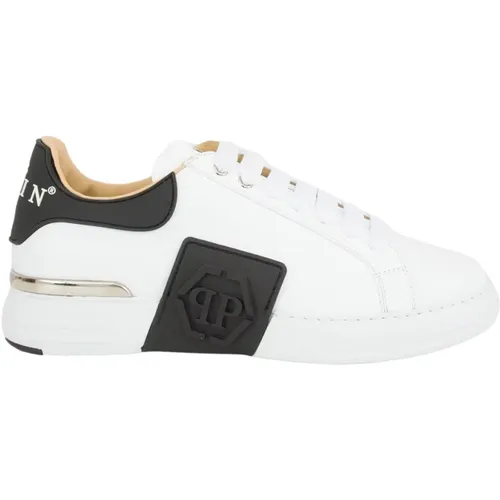 Hexagon Leather Sneakers Phantom Kick$ , male, Sizes: 11 UK - Philipp Plein - Modalova