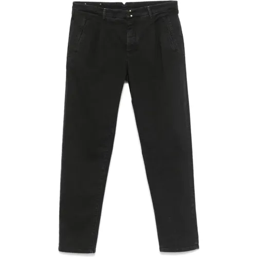 Blaue Denim Tapered Leg Jeans , Herren, Größe: W38 - Incotex - Modalova