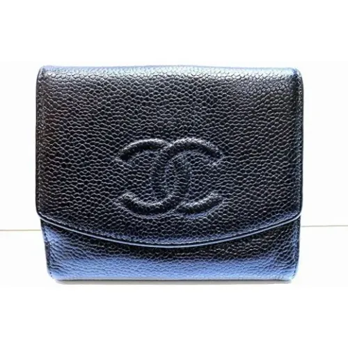 Pre-owned Leather wallets , female, Sizes: ONE SIZE - Chanel Vintage - Modalova