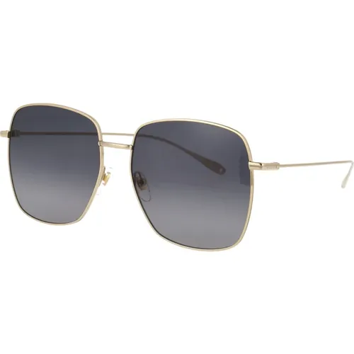 Stylische Sonnenbrille GG1031S,Quadratische Oversized Sonnenbrille mit Goldrahmen und Verlaufsgläsern - Gucci - Modalova