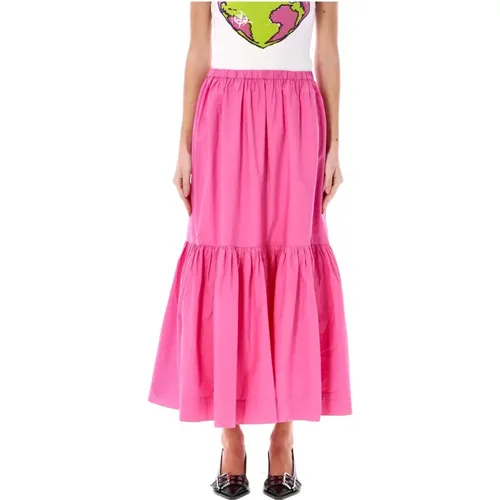 Midi Skirt - Stylish and Versatile , female, Sizes: L - Ganni - Modalova