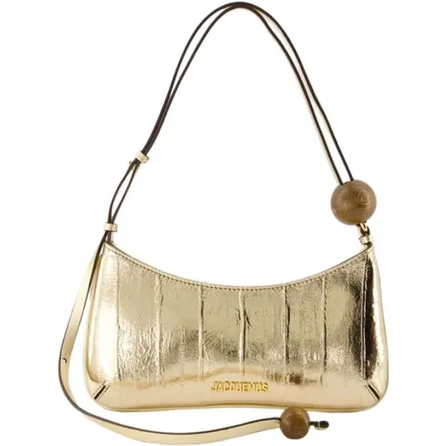 Gold Perle Bag - Leather - Double Wear , female, Sizes: ONE SIZE - Jacquemus - Modalova