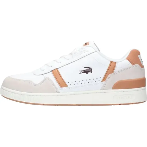 Retro Low Sneakers T-Clip , Herren, Größe: 41 EU - Lacoste - Modalova