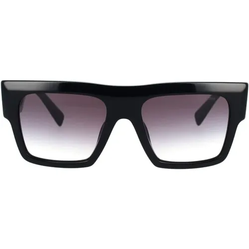 Stilvolle Oversize Quadratische Sonnenbrille - Miu Miu - Modalova