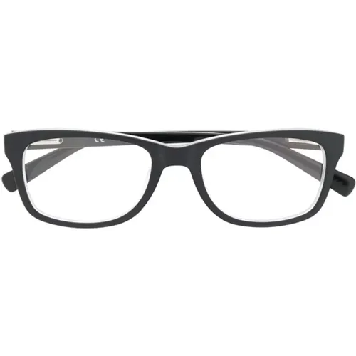 Schwarze Opche Brille 5509 018 , unisex, Größe: 46 MM - Nike - Modalova