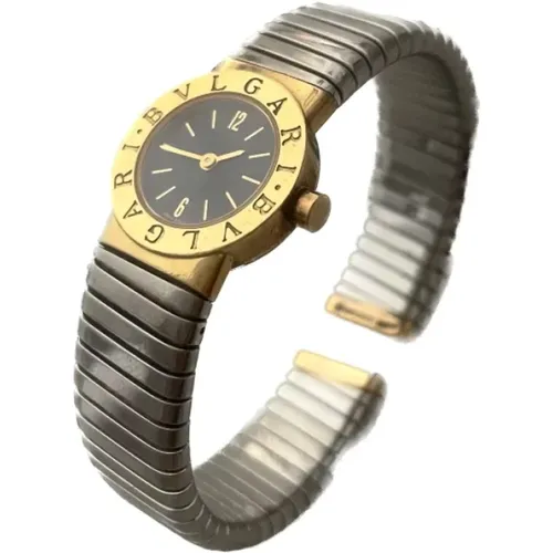 Pre-owned Stainless Steel watches , female, Sizes: ONE SIZE - Bvlgari Vintage - Modalova