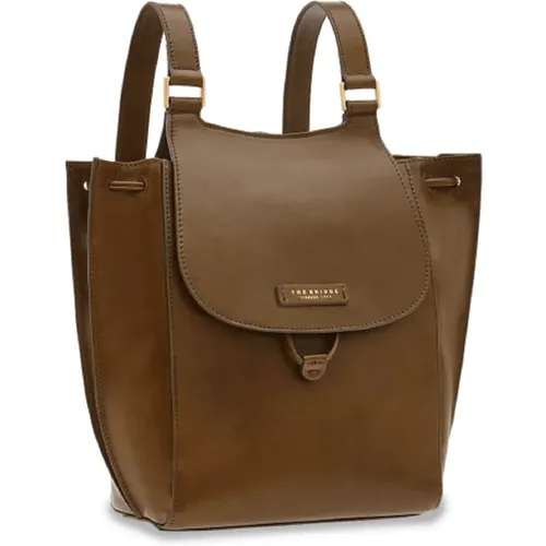 Grüne Leder Bucket Bag & Rucksack - The Bridge - Modalova