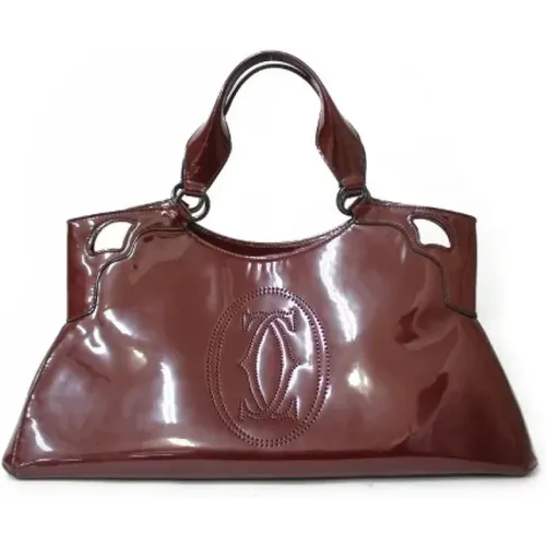 Pre-owned Leather shoulder-bags , female, Sizes: ONE SIZE - Cartier Vintage - Modalova