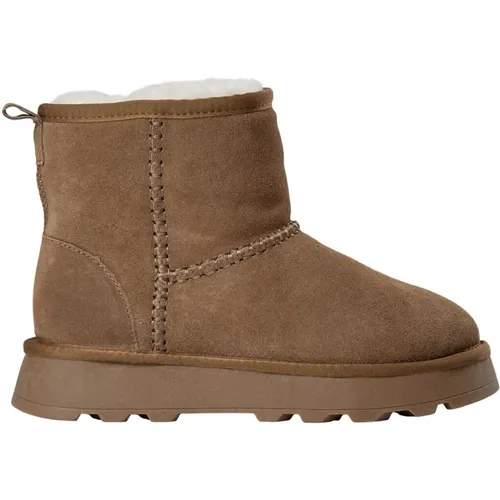 Teddy Boot Dunkelbraune Chunky Sohle - Sofie Schnoor - Modalova