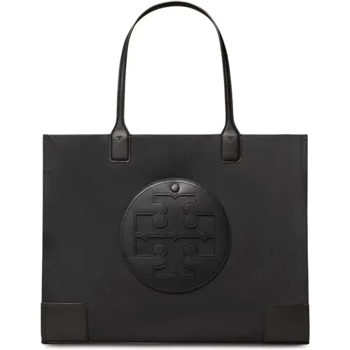 Schwarze Ella Tote Taschen - TORY BURCH - Modalova