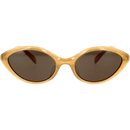 Chic and Casual Cat-Eye Sunglasses , female, Sizes: 57 MM - Celine - Modalova