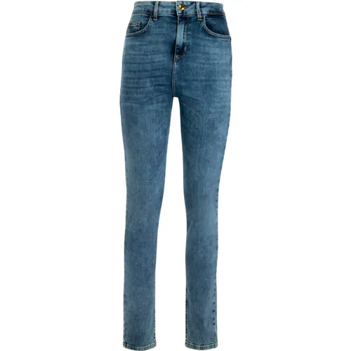 High Waist Skinny Denim Jeans - Liu Jo - Modalova