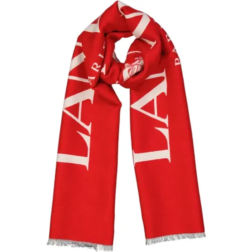 Scarf with Fringe Finish , female, Sizes: ONE SIZE - Lanvin - Modalova