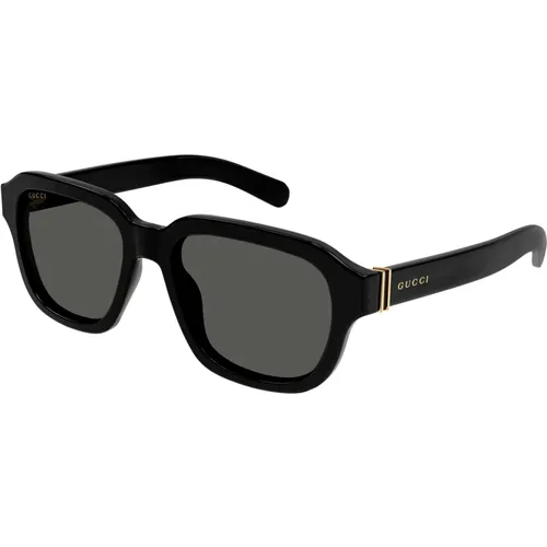 Grey Sunglasses , male, Sizes: 55 MM - Gucci - Modalova