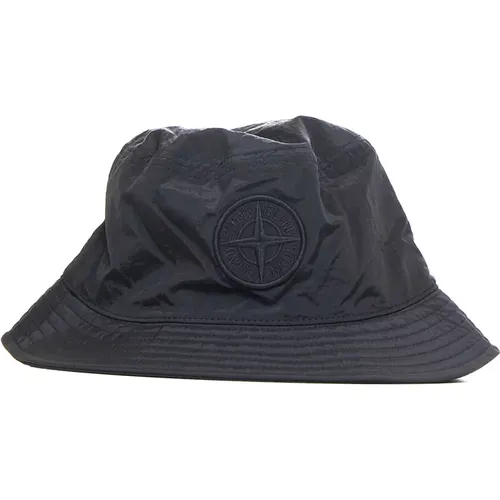 Schwarze Hüte für Männer - Stone Island - Modalova
