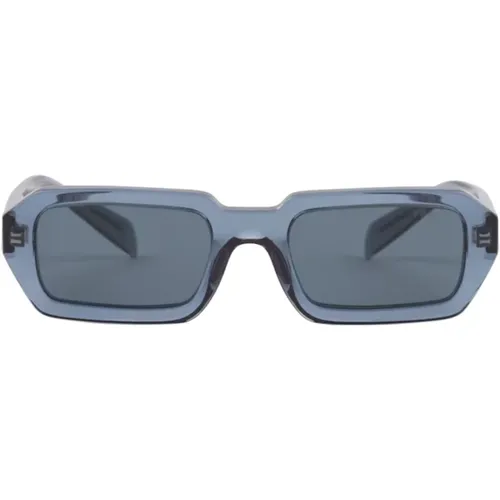 Transparent Square Acetate Sunglasses , unisex, Sizes: 52 MM - Prada - Modalova