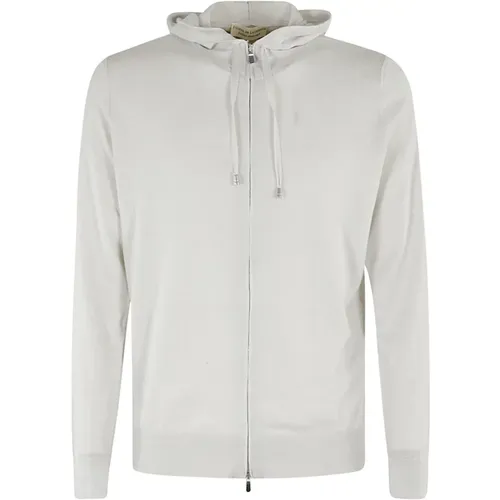 Cashmere Hoodie Full Zip , male, Sizes: 4XL - Filippo De Laurentiis - Modalova