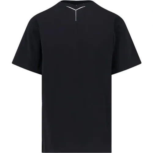 Schwarzes besticktes T-Shirt , Herren, Größe: M - Y/Project - Modalova