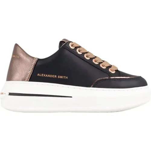 Schwarz Dunkel Kupfer Lancaster Frau Sneakers , Damen, Größe: 40 EU - Alexander Smith - Modalova