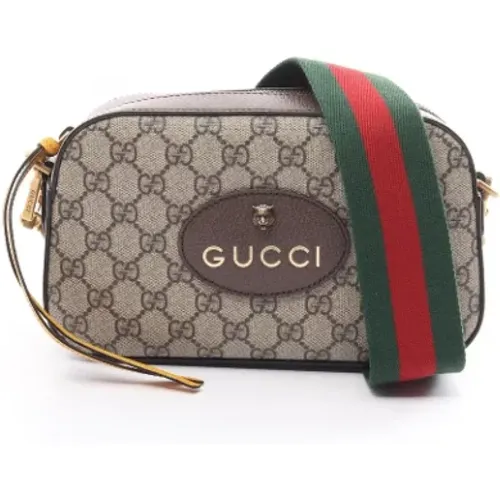 Pre-owned Leder schultertasche - Gucci Vintage - Modalova