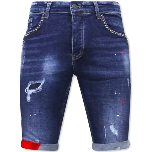 Denim Shorts , male, Sizes: W34, W30, W29, W33 - Local Fanatic - Modalova