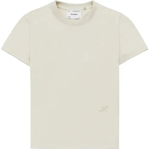 Signatur Slim T-Shirt , Damen, Größe: S - Axel Arigato - Modalova