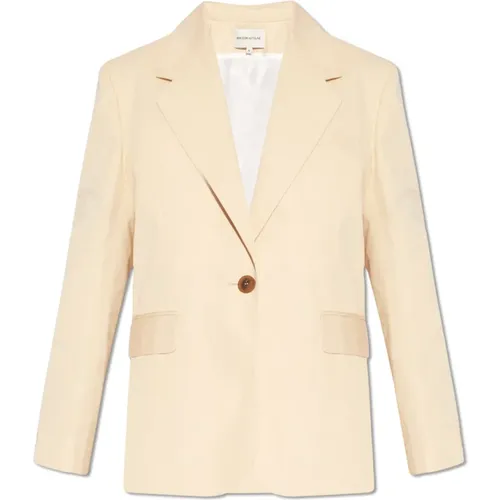 Cotton blazer , female, Sizes: S, XS - Maison Kitsuné - Modalova