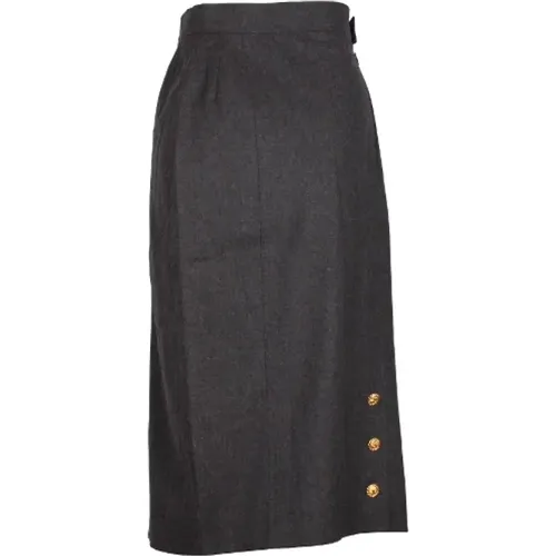 Pre-owned Wool bottoms , female, Sizes: XS - Chanel Vintage - Modalova