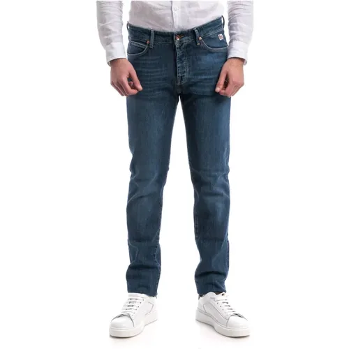 Denim Stretch Jeans Alex , male, Sizes: W33, W36, W34, W32 - Roy Roger's - Modalova