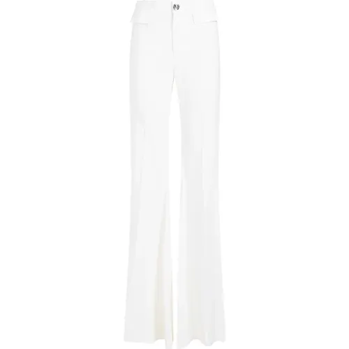 Ivory Flared Pants , female, Sizes: XS - Giambattista Valli - Modalova