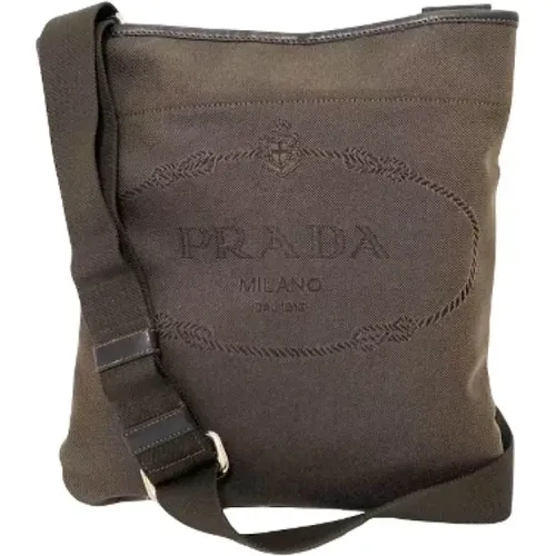 Pre-owned Canvas prada-bags , unisex, Sizes: ONE SIZE - Prada Vintage - Modalova