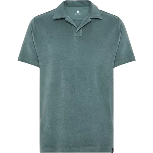 Baumwoll-/Nylon-Poloshirt , Herren, Größe: 2XL - Boggi Milano - Modalova