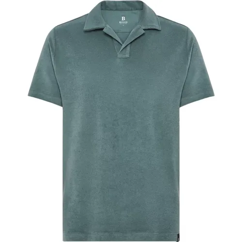 Baumwoll-/Nylon-Poloshirt , Herren, Größe: XL - Boggi Milano - Modalova