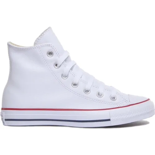 Leather Hi Top Sneaker , male, Sizes: 5 1/2 UK, 10 UK, 12 UK, 10 1/2 UK, 9 UK, 8 UK, 8 1/2 UK, 11 UK - Converse - Modalova