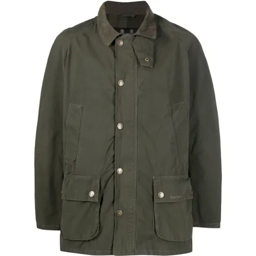 Grüne Jacken für Männer , Herren, Größe: L - Barbour - Modalova