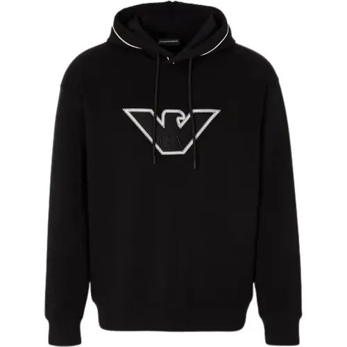 Eagle Sweatshirt , male, Sizes: XS - Emporio Armani - Modalova