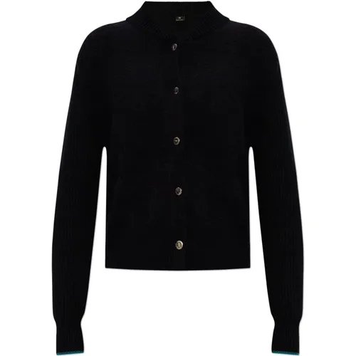 PS Paul Smith Snap Button Cardigan , female, Sizes: M, L, S - PS By Paul Smith - Modalova