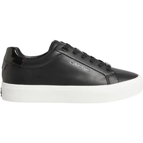 Lace-Up Low Top Sneakers , female, Sizes: 8 UK, 5 UK, 3 UK, 6 UK - Calvin Klein - Modalova