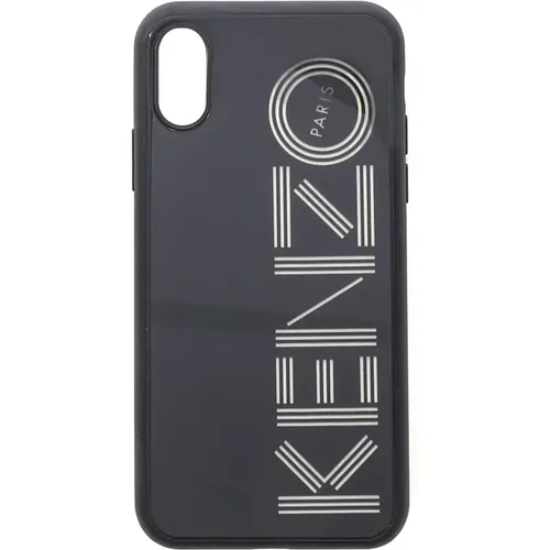 Schwarzes Neon Cover für iPhone X/Xs , Herren, Größe: ONE Size - Kenzo - Modalova