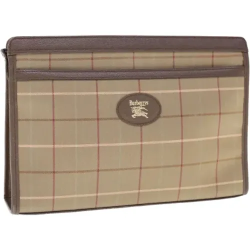 Pre-owned Nylon clutches , female, Sizes: ONE SIZE - Burberry Vintage - Modalova