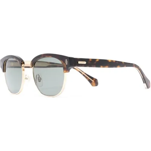 Braun/Havanna Sonnenbrille, vielseitig und stilvoll , unisex, Größe: 52 MM - Cartier - Modalova