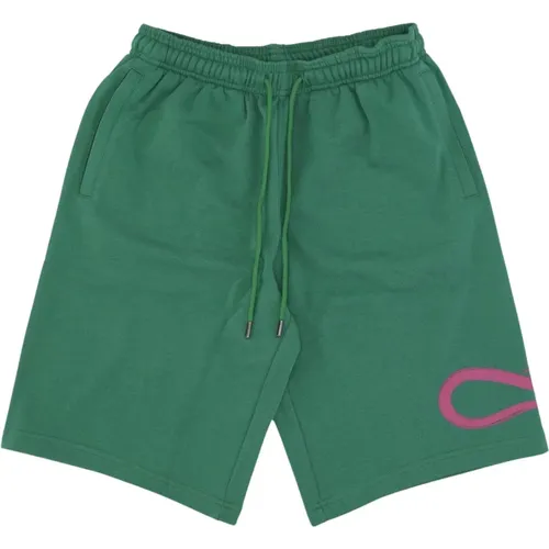 Grüne Logo Sweatshorts , Herren, Größe: L - Propaganda - Modalova