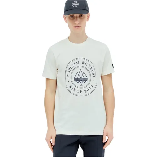 Baumwoll-Jersey-Logo-Print-T-Shirt , Herren, Größe: XL - adidas Originals - Modalova