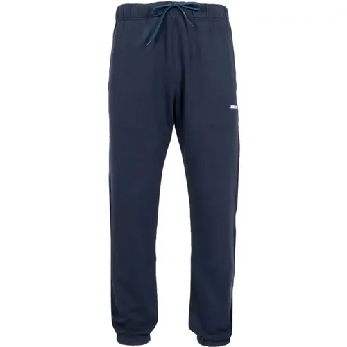 Sweatpants,Blaue Baumwollhose mit elastischem Bund und Bündchen - Autry - Modalova