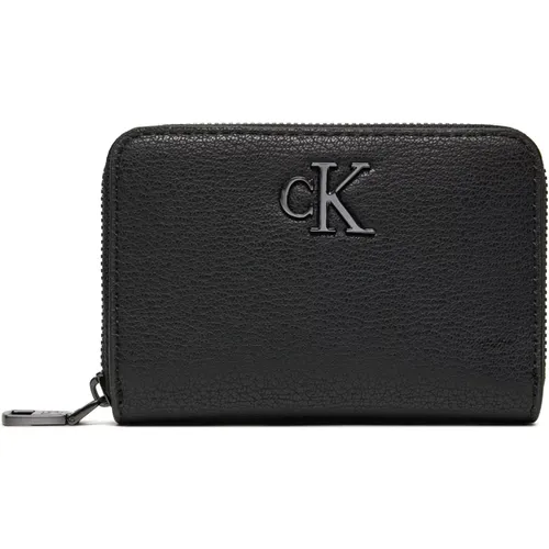 Minimal Monogram Reißverschlussbrieftasche - Calvin Klein - Modalova
