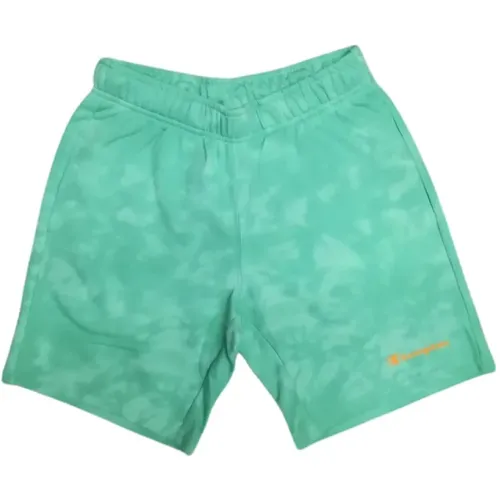 Schweiß Shorts Tye Dye kleines Logo , Herren, Größe: L - Champion - Modalova