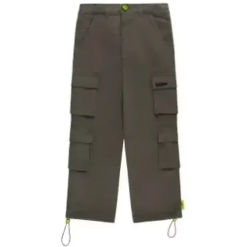 Cargo Junior Hose Dunkles Olivgrün - BARROW - Modalova