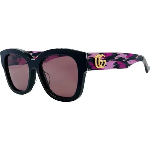 Square Rounded Sunglasses , female, Sizes: ONE SIZE - Gucci - Modalova